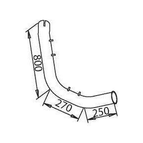 Конечная труба MB/NEOPLAN