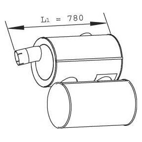 Глушитель IVECO EuroTrakker