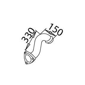 Передняя труба MB/NEOPLAN