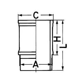 Гильза d127 Scania DC11/DSC12/DSC16