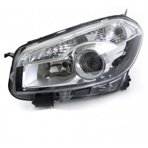 Левая фара линзованная под корректор (ксенон) Nissan Qashqai