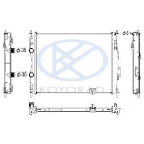 Радиатор охлаждения 2 (механика), вариатор (cvt) Nissan Qashqai