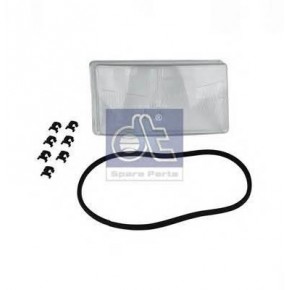 Стекло фары правое Scania 4