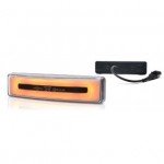 Фонарь габаритный 12V/24V LED верхний матовый желтый SCANIA 4