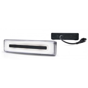 Фонарь габаритный 12V/24V LED верхний матовый SCANIA 4