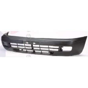 Передний бампер с отв под противотуманки черн Nissan Sunny B14