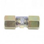 Фитинг прямой d12/12 SW19/22 L43 две гайки, вставное соединение