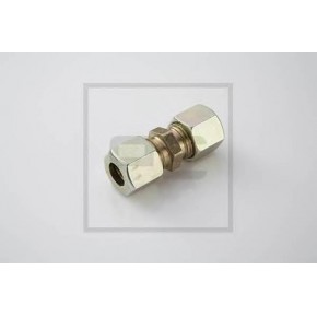 Фитинг прямой d12/12 SW19/22 L43 две гайки, вставное соединение