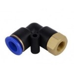 Фитинг L-образный d12*1,0 M12x1.25 PLF внутр. резьба пластик/мет.
