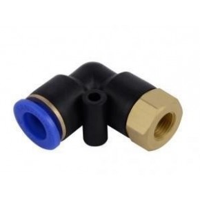 Фитинг L-образный d12*1,0 M12x1.25 PLF внутр. резьба пластик/мет.