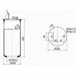 Пневморессора задняя без стакана Volvo FM/FH9/12/16