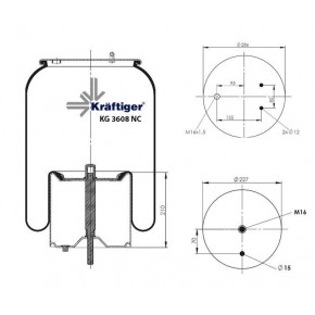 Пневморессора со стаканом Scania R