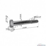 Болт полурессоры M30*3.5*210 BPW/SAF/ROR