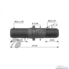 Шпилька M22*2/M22*1.5*097 BPW