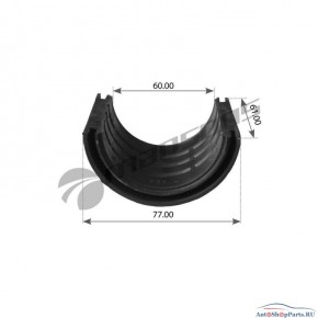 Полувтулка стабилизатора 059*78*60 заднего MAN F90
