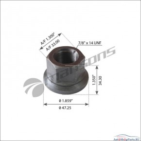 Гайка колесная 7/8*14UNF Volvo