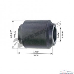 Сайлентблок амортизатора 024*48*58 ROR