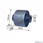 Сайлентблок кабины 016.5*60.5*68 передний RVI Premium/Kerax