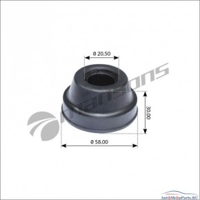 Сайлентблок стабилизатора 020*57*30 переднего Scania