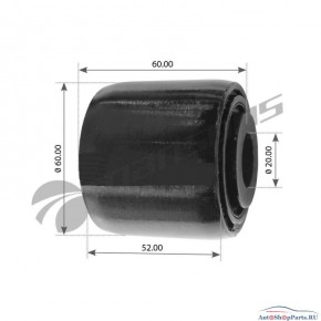 Сайлентблок стабилизатора 060*20*60 заднего DAF 85CF/95XF
