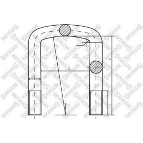 Стремянка рессоры M24*3*103*278 задняя Scania