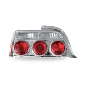 Тюнинг - комплект задних внешних фонарей (седан) красн - хром внутри хром BMW E36