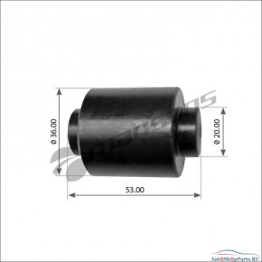 Ролик тормозной колодки 020*36*53 SAF