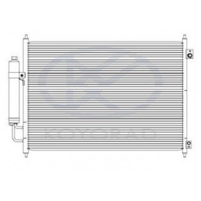 Конденсатор (радиатор) кондиционера Nissan X-TRAIL - 2 поколение