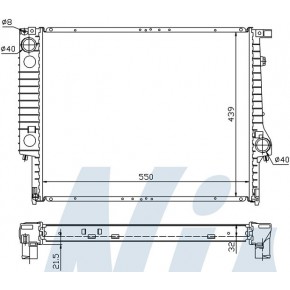 Радиатор охлаждения BMW E36