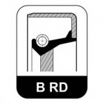 Сальник КПП 055*75*8 первичного вала ZF/MAN/MB/RVI