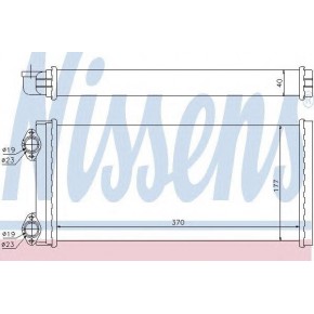 Радиатор отопителя 370x189x42 MAN L2000, M2000L