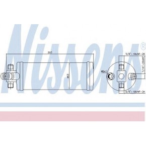 Осушитель кондиционера DAF XF95/105