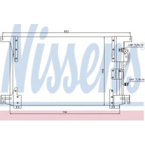 Радиатор кондиционера MB Actros