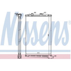 Радиатор охлаждения DAF 85CF/CF85