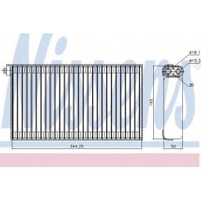 Радиатор кондиционера SCANIA P/G/R/T