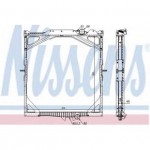 Радиатор системы охлаждения Volvo FH12 900*900.2*43 с рамкой