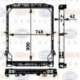 Радиатор системы охлаждения Iveco ES 740*900*40
