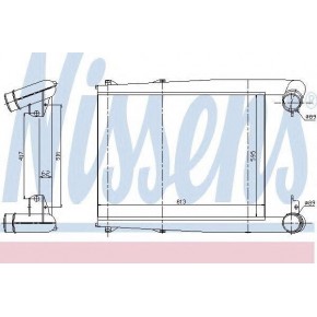 Интеркулер 593*812*66 RVI Premium 00-