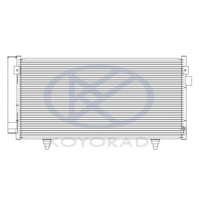 Конденсатор (радиатор) кондиционера Subaru Forester