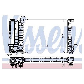 Радиатор охлаждения BMW E36