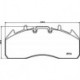 Колодки дискового тормоза Volvo FM/FH13/RVI Magnum/Premium