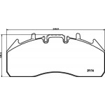 Колодки дискового тормоза Volvo FM/FH13/RVI Magnum/Premium