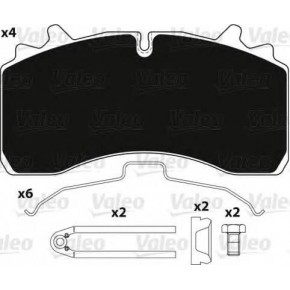 Колодки тормозные дисковые 210*110*31 SAF SKRB 9022WI