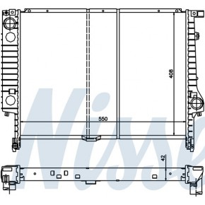 Радиатор охлаждения BMW E36