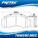 Колодки дискового тормоза керамические Volvo FH12/16/FM9/12