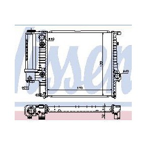 Радиатор охлаждения BMW E36