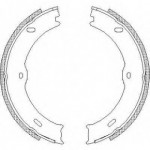 Колодки стояночного тормоза 180*25 MB Sprinter/Seat/VAG