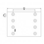 Накладка тормозная STD 300*200 BPW/SAF/Kassbohrer