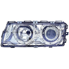 Тюнинг - комплект линзованных фар ангельские глазки BMW E38