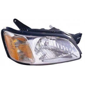 Правая фара (usa) одноламповая с желтый поворотом Subaru Legacy